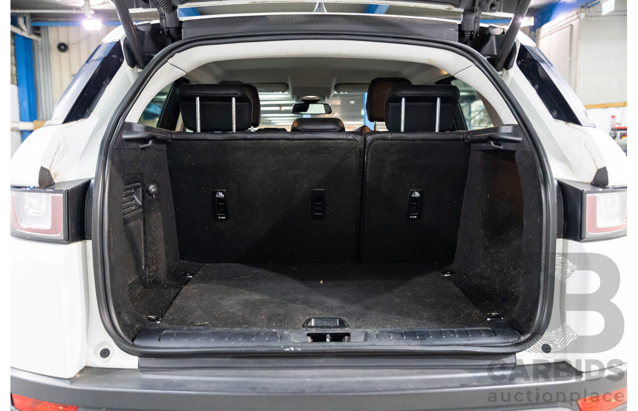 12/2016 Range Rover Evoque Td4 180 SE (AWD) LV MY17 5d Wagon Fuji White Turbo Diesel 2.0L