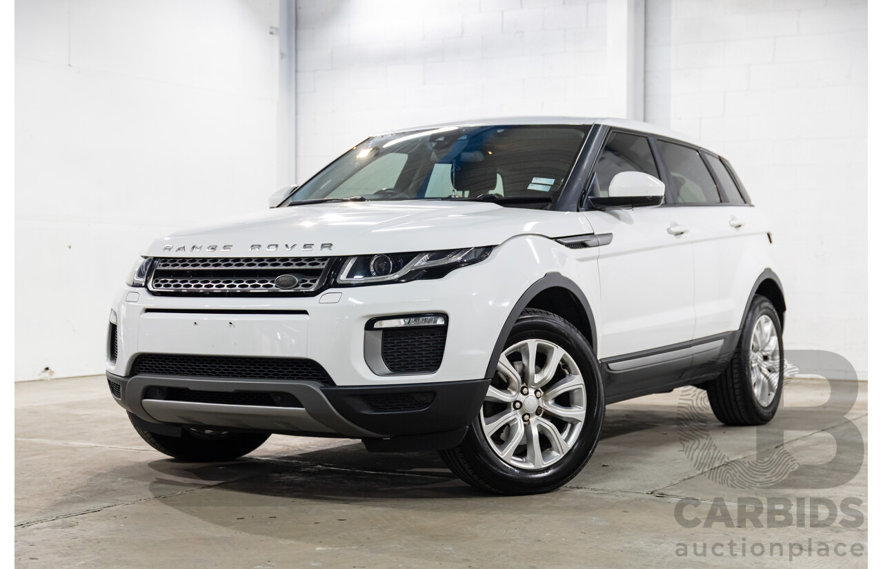 12/2016 Range Rover Evoque Td4 180 SE (AWD) LV MY17 5d Wagon Fuji White Turbo Diesel 2.0L