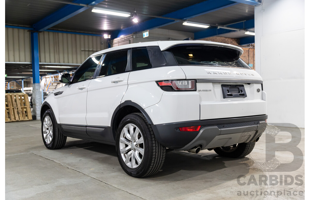 12/2016 Range Rover Evoque Td4 180 SE (AWD) LV MY17 5d Wagon Fuji White Turbo Diesel 2.0L