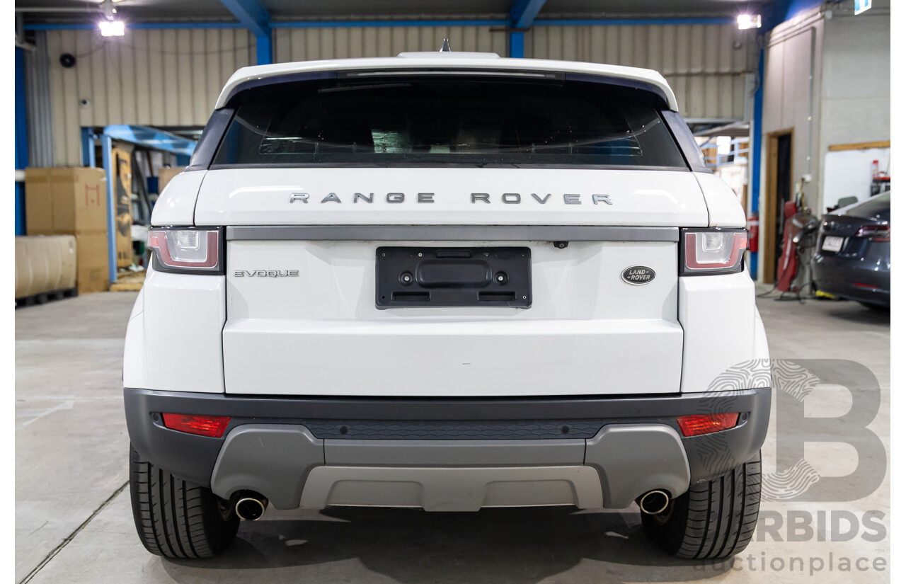 12/2016 Range Rover Evoque Td4 180 SE (AWD) LV MY17 5d Wagon Fuji White Turbo Diesel 2.0L