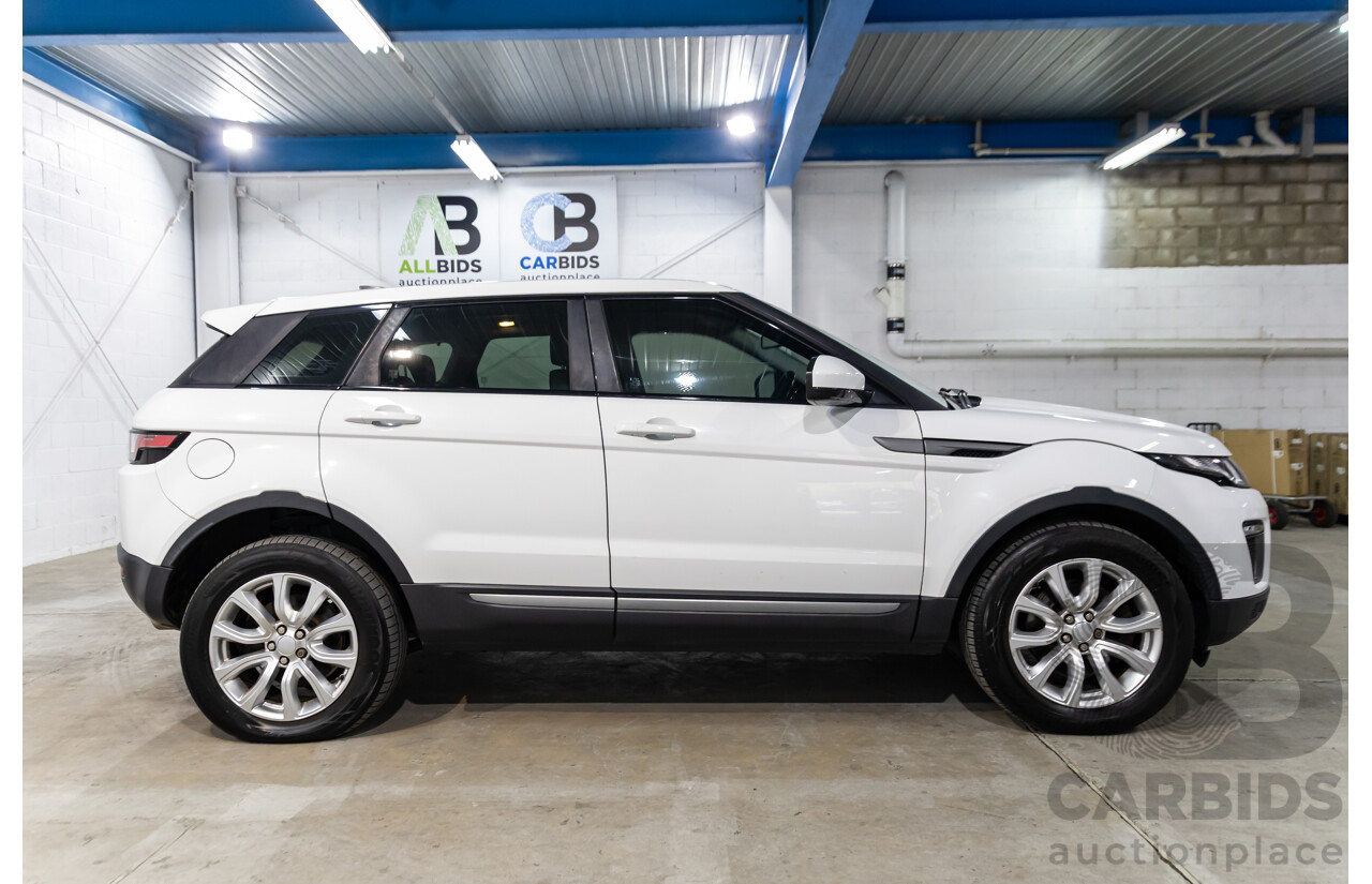 12/2016 Range Rover Evoque Td4 180 SE (AWD) LV MY17 5d Wagon Fuji White Turbo Diesel 2.0L