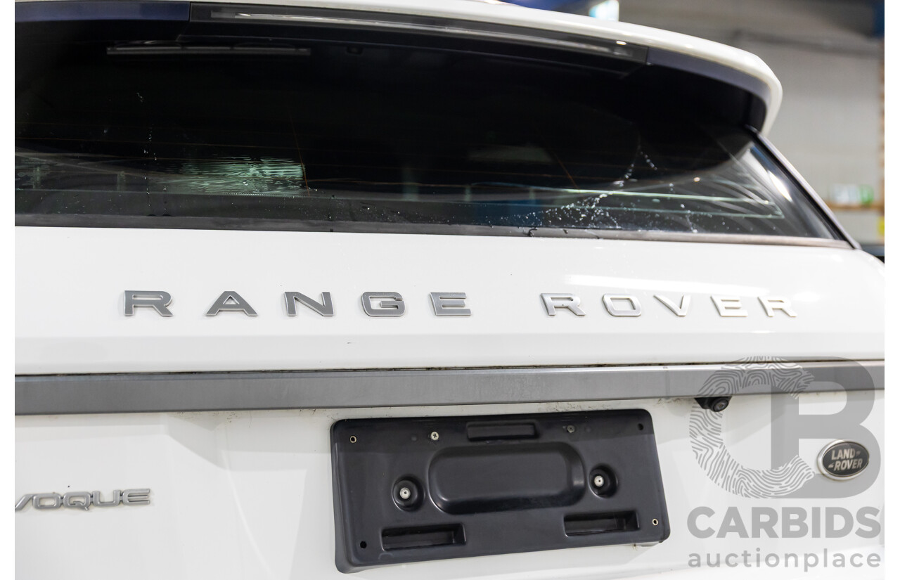 12/2016 Range Rover Evoque Td4 180 SE (AWD) LV MY17 5d Wagon Fuji White Turbo Diesel 2.0L