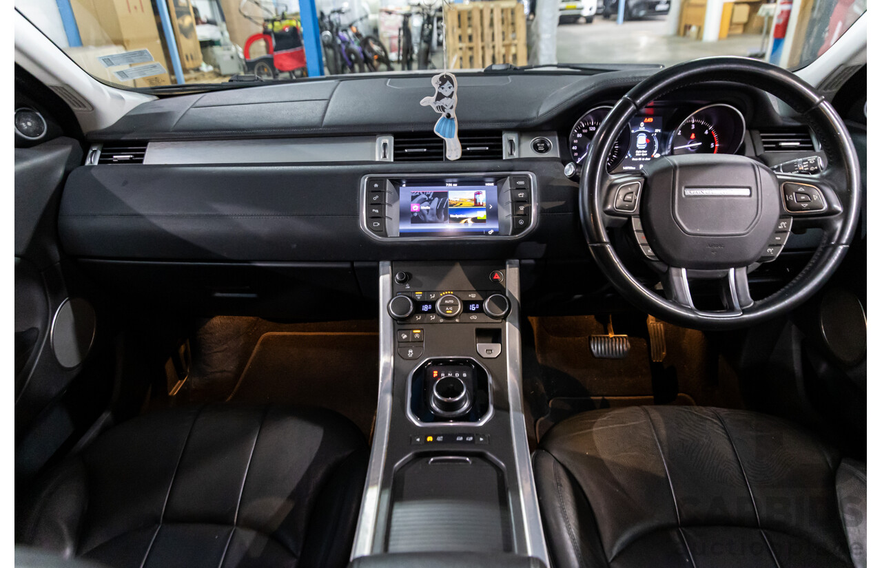 12/2016 Range Rover Evoque Td4 180 SE (AWD) LV MY17 5d Wagon Fuji White Turbo Diesel 2.0L