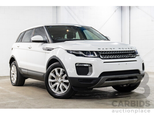 12/2016 Range Rover Evoque Td4 180 SE (AWD) LV MY17 5d Wagon Fuji White Turbo Diesel 2.0L