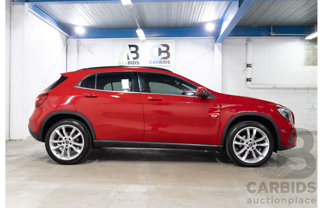 01/2020 Mercedes-Benz GLA 180 (FWD) X156 MY20 4d Wagon Jupiter Red Turbo 1.6L