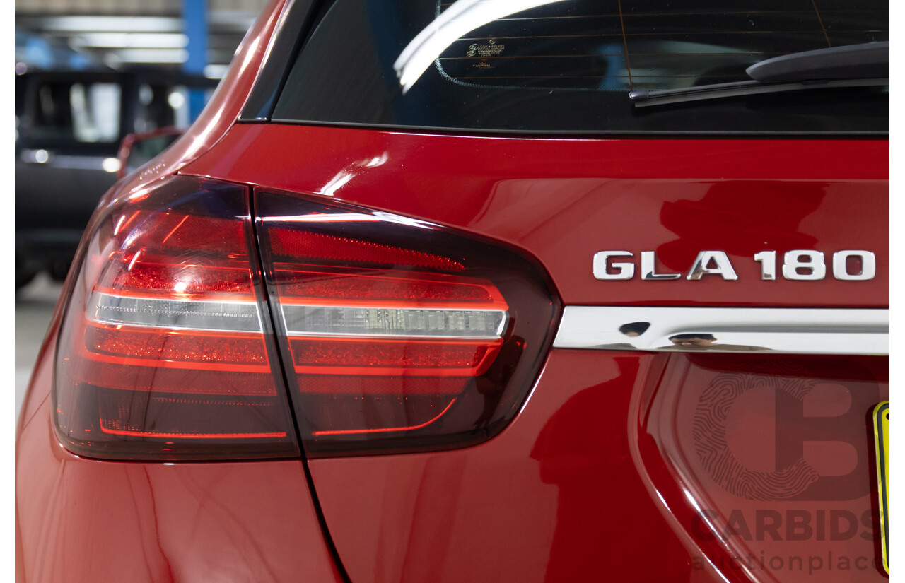 01/2020 Mercedes-Benz GLA 180 (FWD) X156 MY20 4d Wagon Jupiter Red Turbo 1.6L