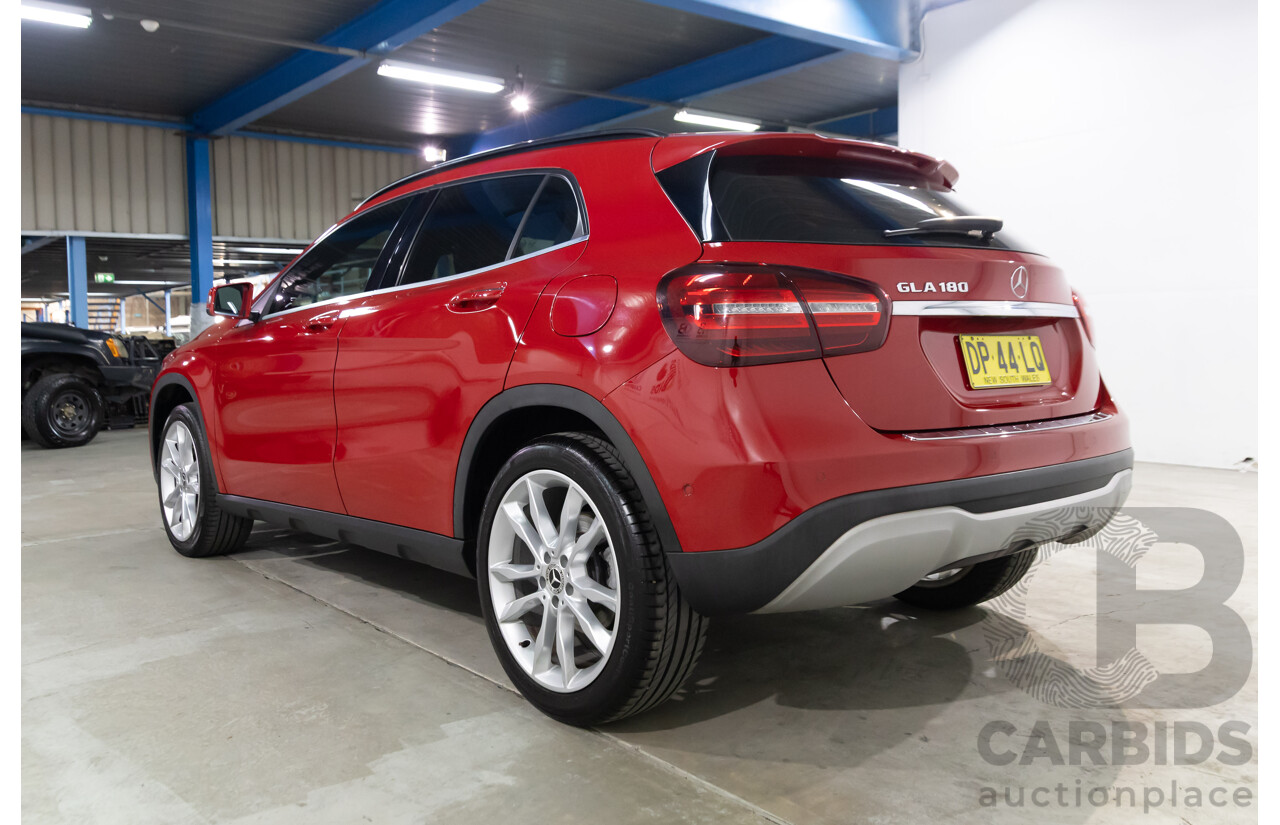 01/2020 Mercedes-Benz GLA 180 (FWD) X156 MY20 4d Wagon Jupiter Red Turbo 1.6L