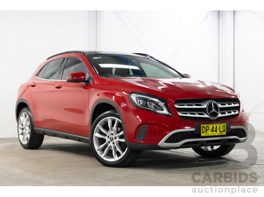 01/2020 Mercedes-Benz GLA 180 (FWD) X156 MY20 4d Wagon Jupiter Red Turbo 1.6L