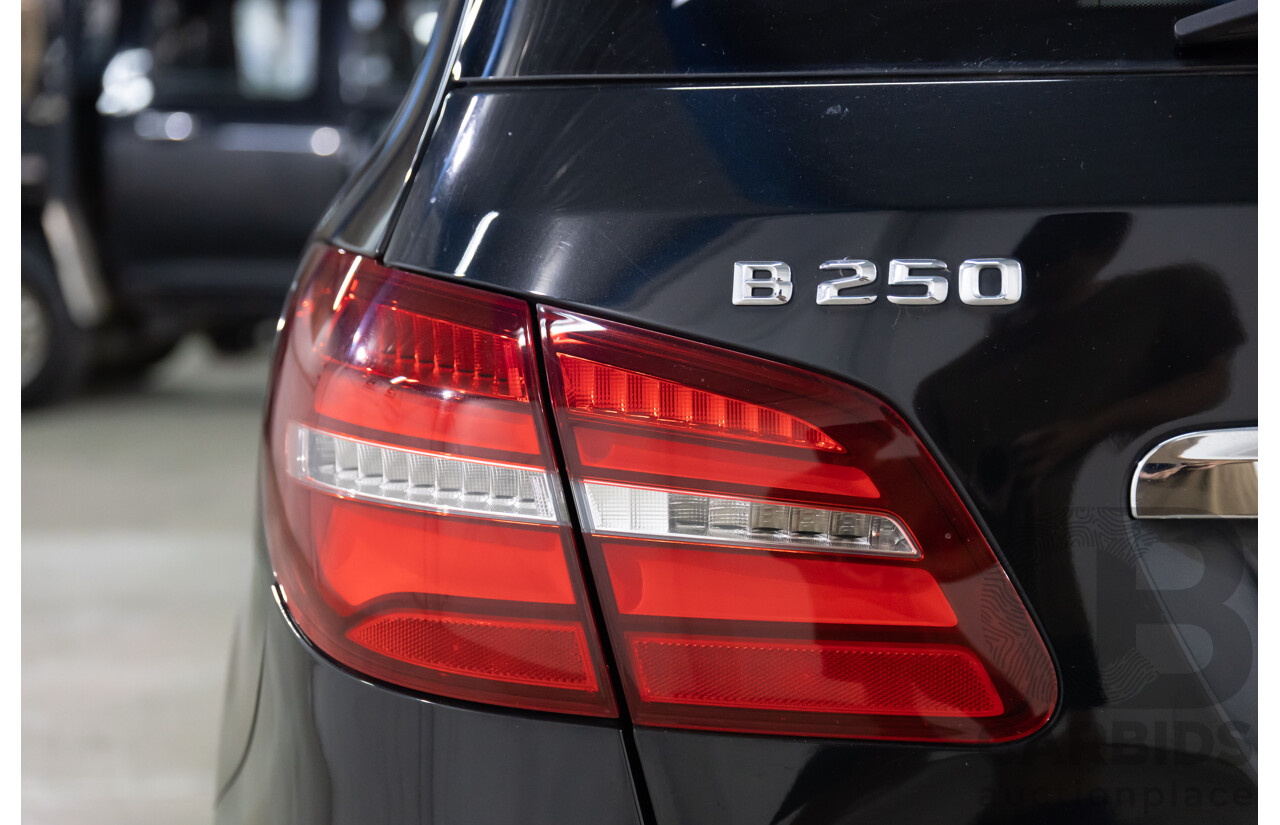 02/2016 Mercedes-Benz B250 4Matic (AWD) 246 MY16 5d Hatchback Cosmos Black Metallic Turbo 2.0L