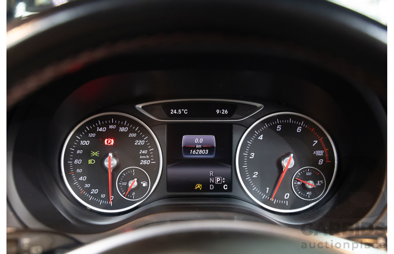 02/2016 Mercedes-Benz B250 4Matic (AWD) 246 MY16 5d Hatchback Cosmos Black Metallic Turbo 2.0L