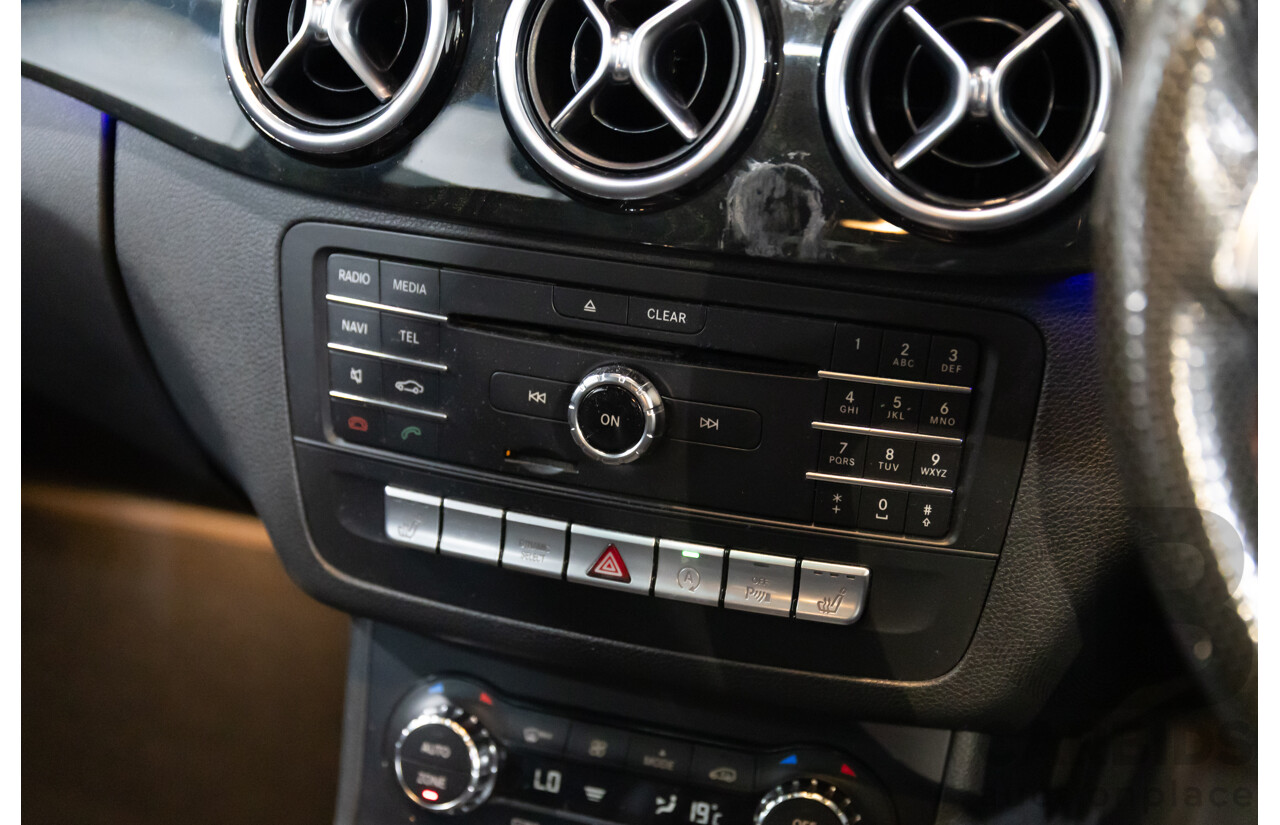 02/2016 Mercedes-Benz B250 4Matic (AWD) 246 MY16 5d Hatchback Cosmos Black Metallic Turbo 2.0L