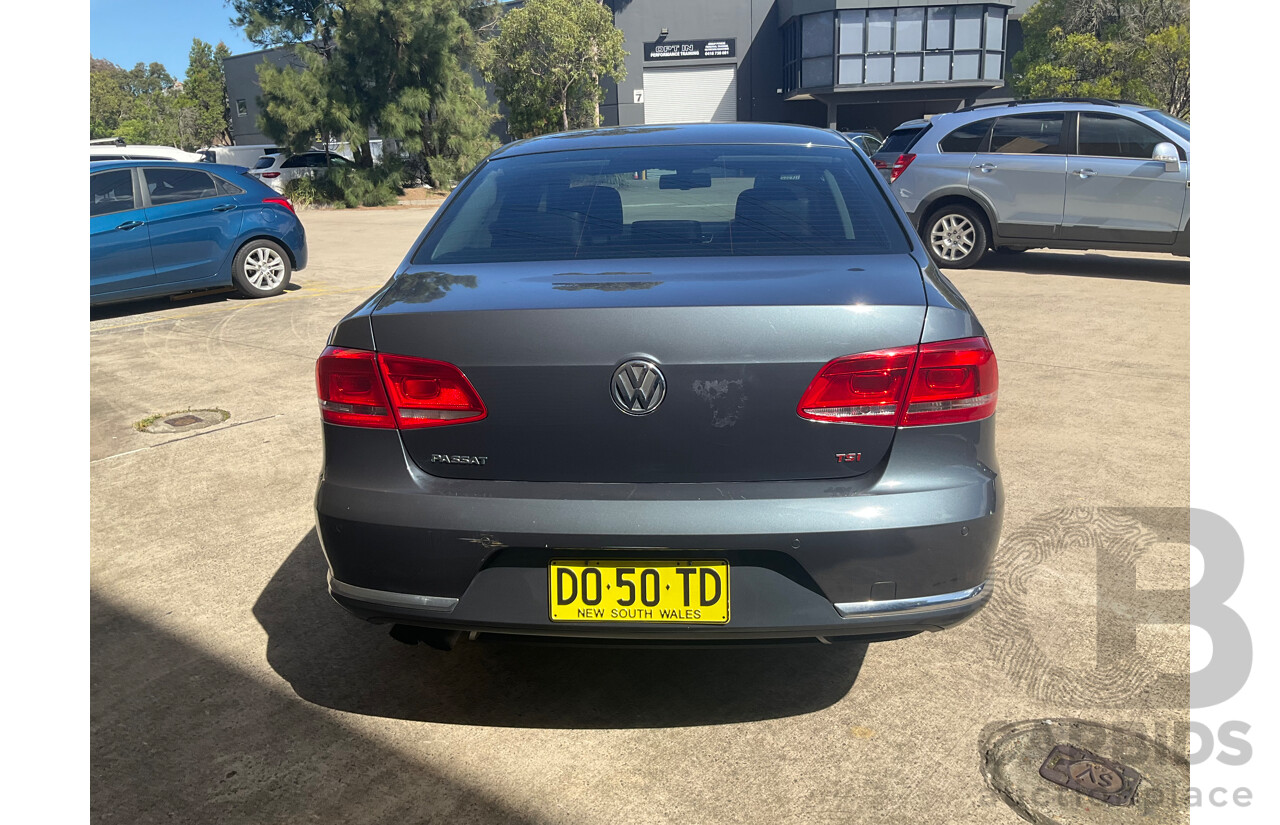10/2013 Volkswagen Passat 118 TSI 3C MY14 4d Sedan Iceland Grey Pearl Turbo 1.8L
