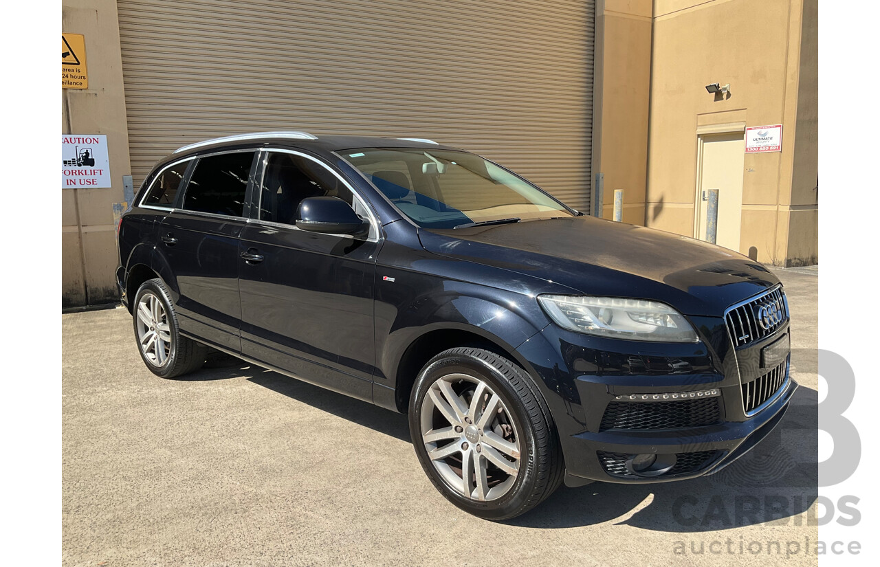 8/2010 Audi Q7 3.0 TDI Quattro MY11 4d Wagon Orca Black Metallic Turbo Diesel V6 3.0L - 7 Seater