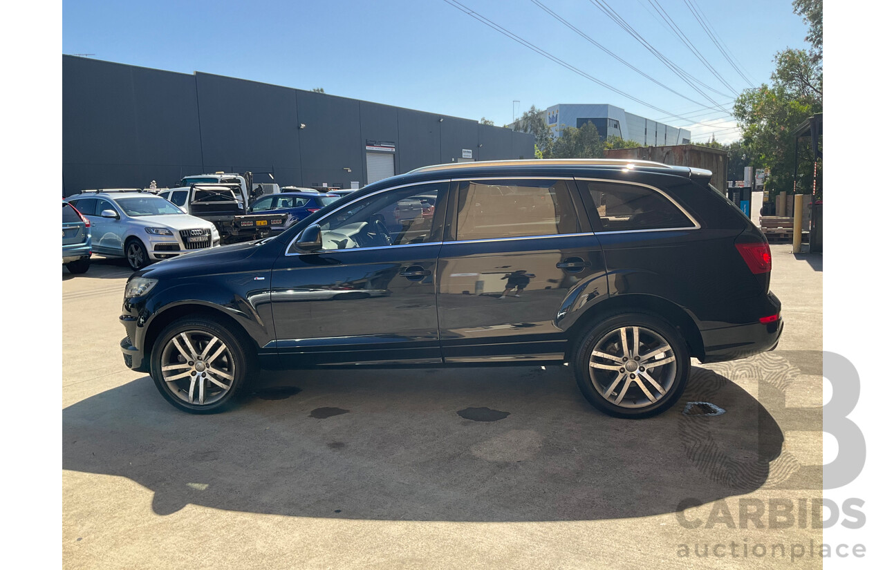 8/2010 Audi Q7 3.0 TDI Quattro MY11 4d Wagon Orca Black Metallic Turbo Diesel V6 3.0L - 7 Seater