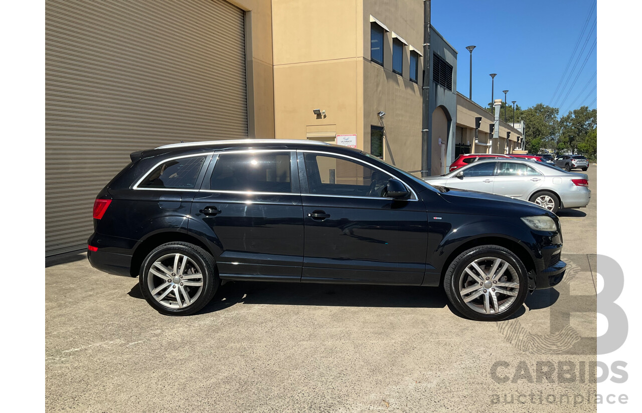8/2010 Audi Q7 3.0 TDI Quattro MY11 4d Wagon Orca Black Metallic Turbo Diesel V6 3.0L - 7 Seater