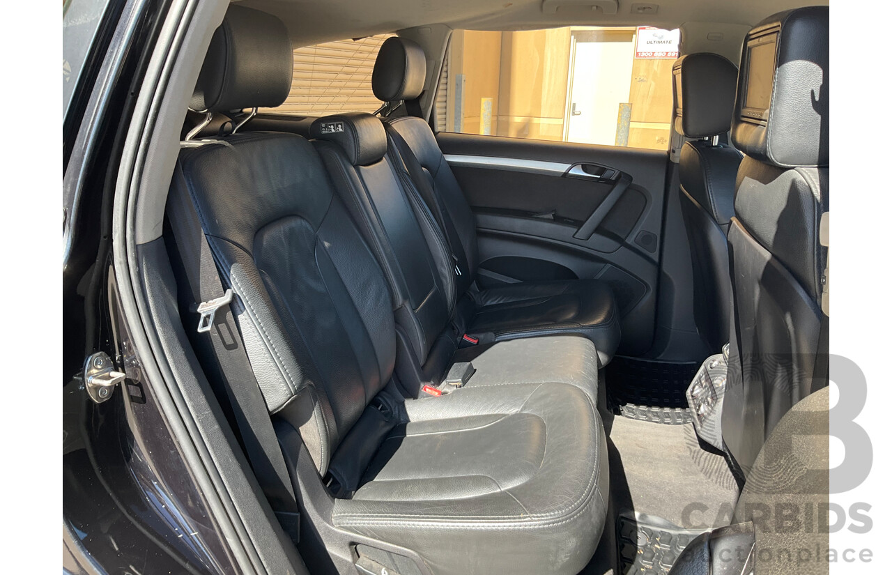 8/2010 Audi Q7 3.0 TDI Quattro MY11 4d Wagon Orca Black Metallic Turbo Diesel V6 3.0L - 7 Seater