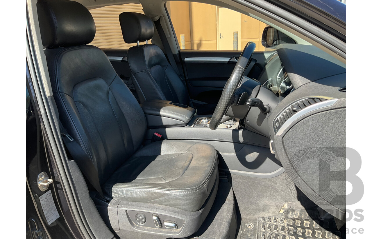 8/2010 Audi Q7 3.0 TDI Quattro MY11 4d Wagon Orca Black Metallic Turbo Diesel V6 3.0L - 7 Seater