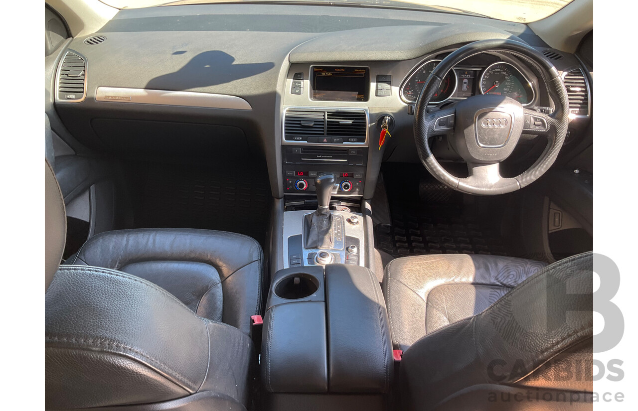 8/2010 Audi Q7 3.0 TDI Quattro MY11 4d Wagon Orca Black Metallic Turbo Diesel V6 3.0L - 7 Seater