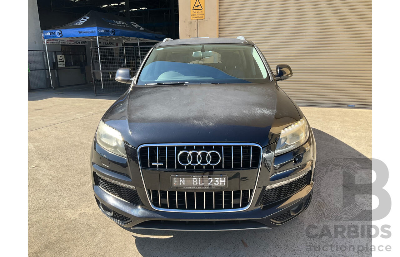 8/2010 Audi Q7 3.0 TDI Quattro MY11 4d Wagon Orca Black Metallic Turbo Diesel V6 3.0L - 7 Seater