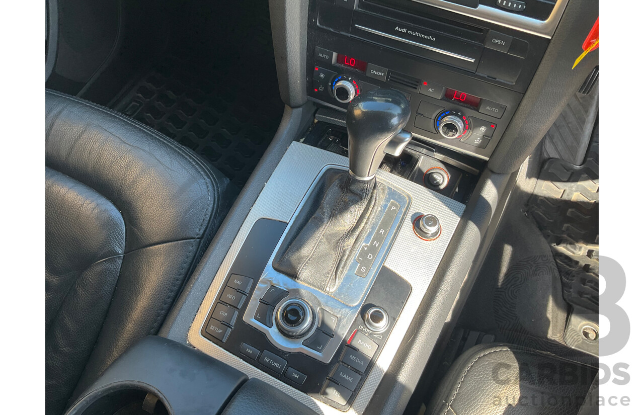 8/2010 Audi Q7 3.0 TDI Quattro MY11 4d Wagon Orca Black Metallic Turbo Diesel V6 3.0L - 7 Seater