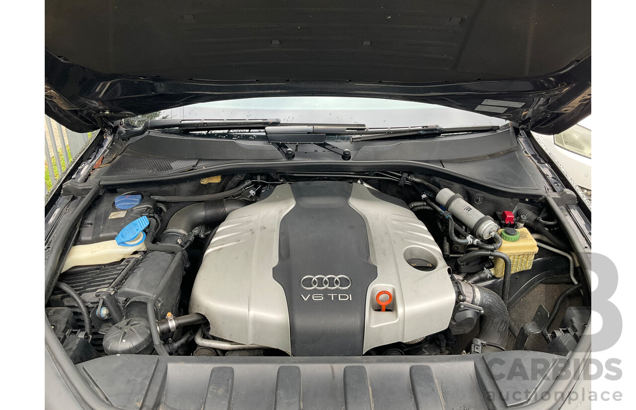 8/2010 Audi Q7 3.0 TDI Quattro MY11 4d Wagon Orca Black Metallic Turbo Diesel V6 3.0L - 7 Seater