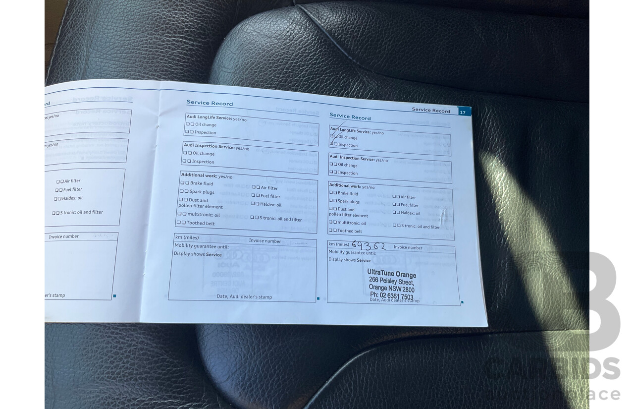 8/2010 Audi Q7 3.0 TDI Quattro MY11 4d Wagon Orca Black Metallic Turbo Diesel V6 3.0L - 7 Seater