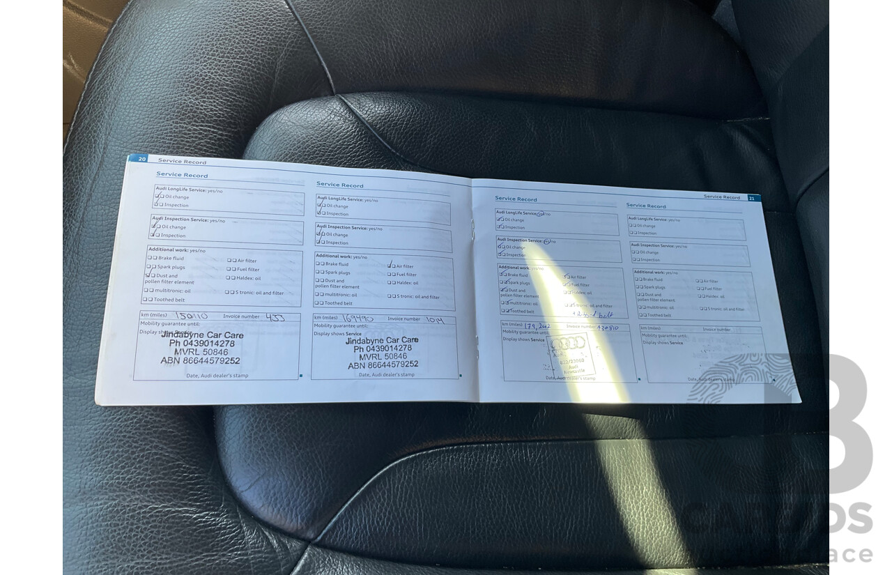 8/2010 Audi Q7 3.0 TDI Quattro MY11 4d Wagon Orca Black Metallic Turbo Diesel V6 3.0L - 7 Seater