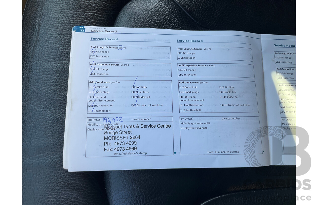 8/2010 Audi Q7 3.0 TDI Quattro MY11 4d Wagon Orca Black Metallic Turbo Diesel V6 3.0L - 7 Seater