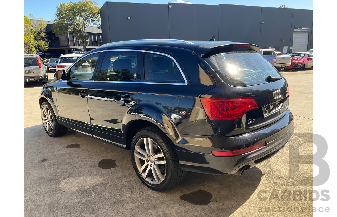 8/2010 Audi Q7 3.0 TDI Quattro MY11 4d Wagon Orca Black Metallic Turbo Diesel V6 3.0L - 7 Seater
