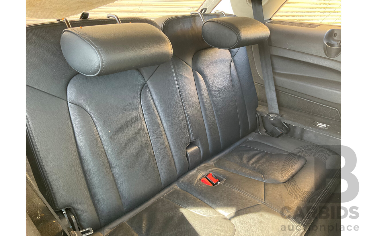 8/2010 Audi Q7 3.0 TDI Quattro MY11 4d Wagon Orca Black Metallic Turbo Diesel V6 3.0L - 7 Seater