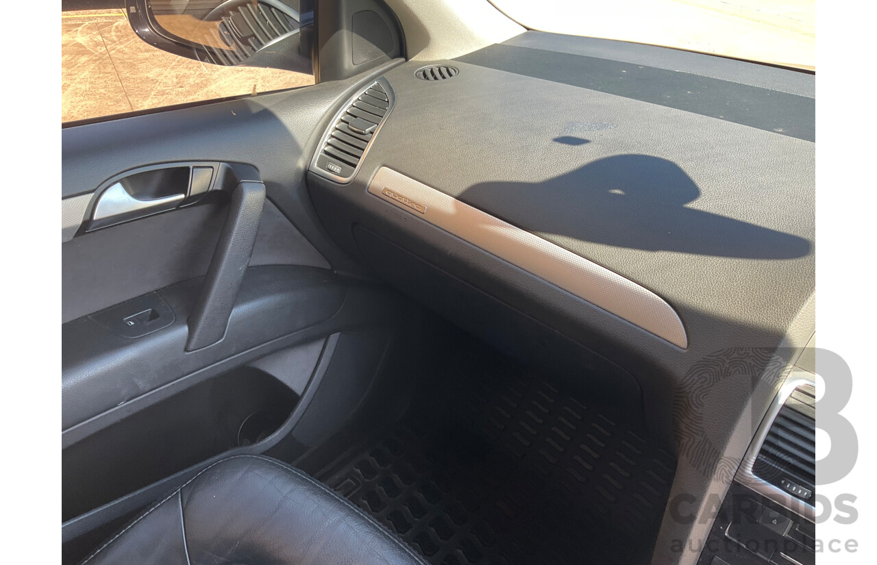 8/2010 Audi Q7 3.0 TDI Quattro MY11 4d Wagon Orca Black Metallic Turbo Diesel V6 3.0L - 7 Seater