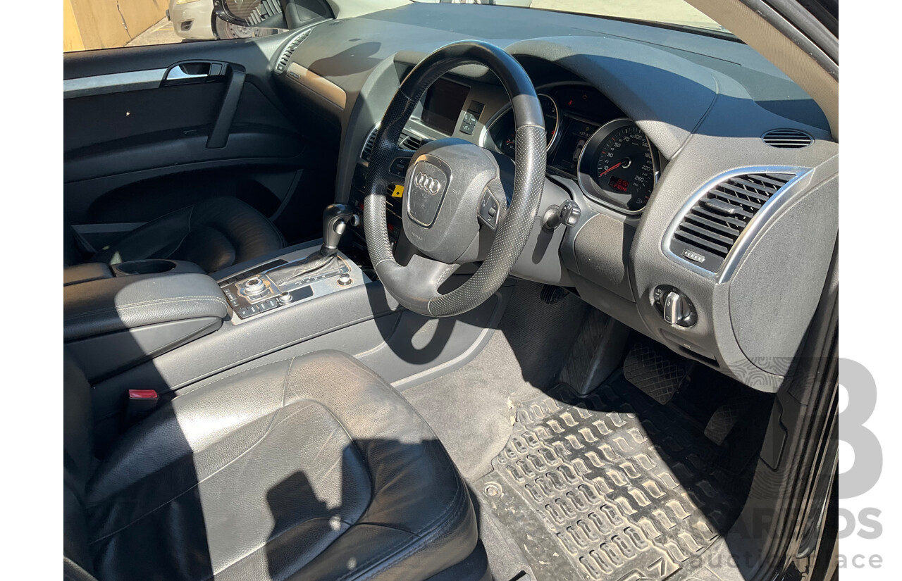 8/2010 Audi Q7 3.0 TDI Quattro MY11 4d Wagon Orca Black Metallic Turbo Diesel V6 3.0L - 7 Seater