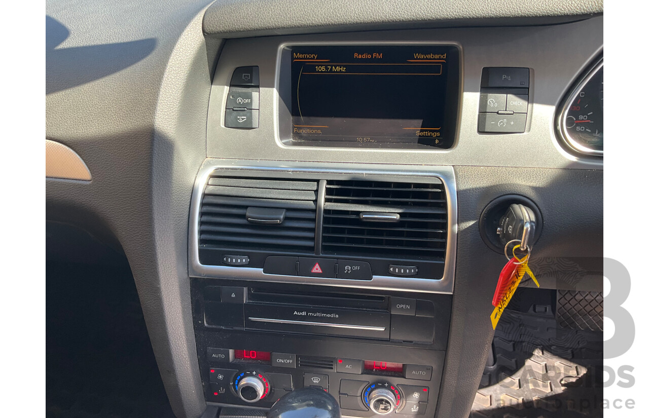 8/2010 Audi Q7 3.0 TDI Quattro MY11 4d Wagon Orca Black Metallic Turbo Diesel V6 3.0L - 7 Seater