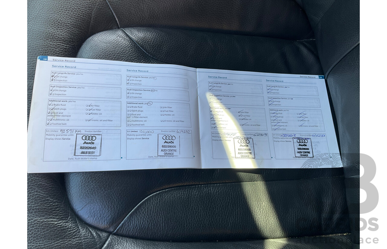 8/2010 Audi Q7 3.0 TDI Quattro MY11 4d Wagon Orca Black Metallic Turbo Diesel V6 3.0L - 7 Seater