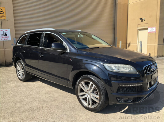 8/2010 Audi Q7 3.0 TDI Quattro MY11 4d Wagon Orca Black Metallic Turbo Diesel V6 3.0L - 7 Seater