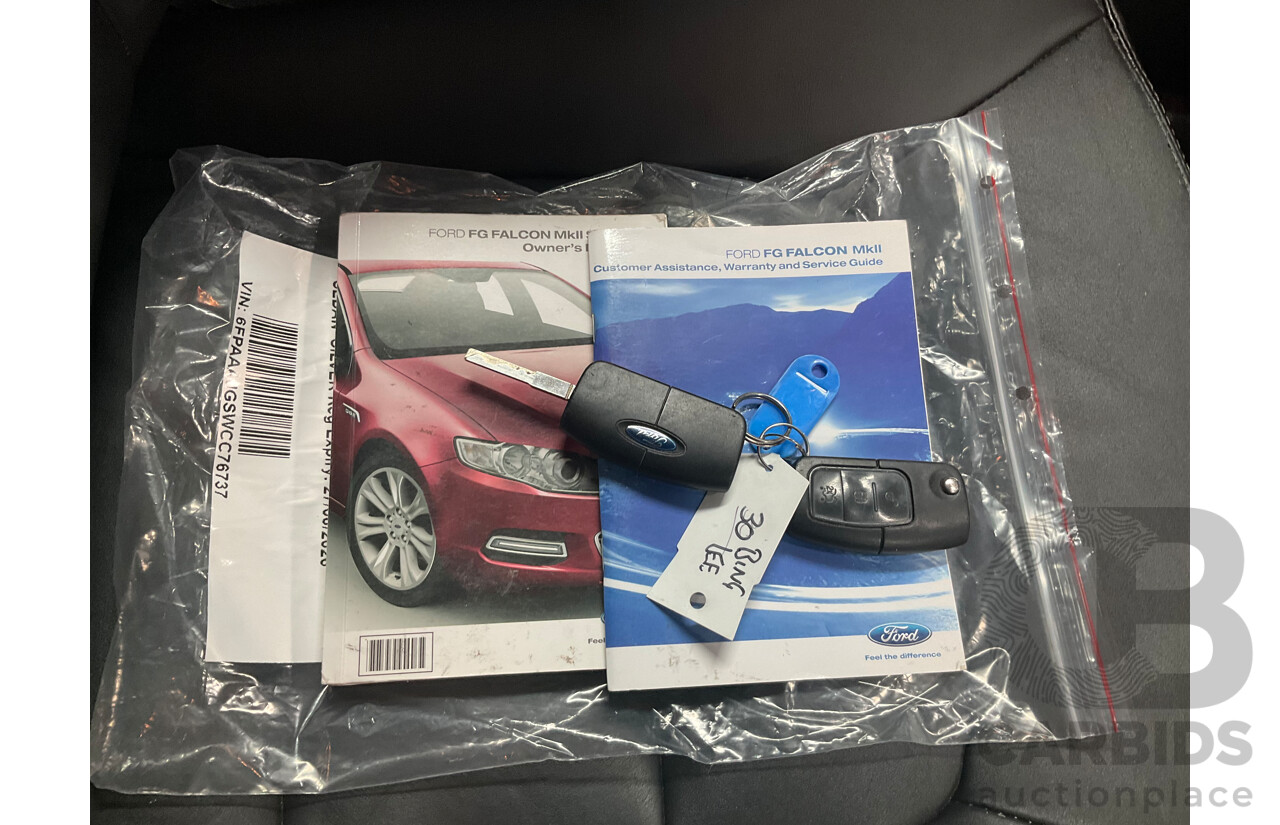 05/2012 Ford G6 Limited Edition FG MK2 4d Sedan Lightning Strike Metallic 4.0L