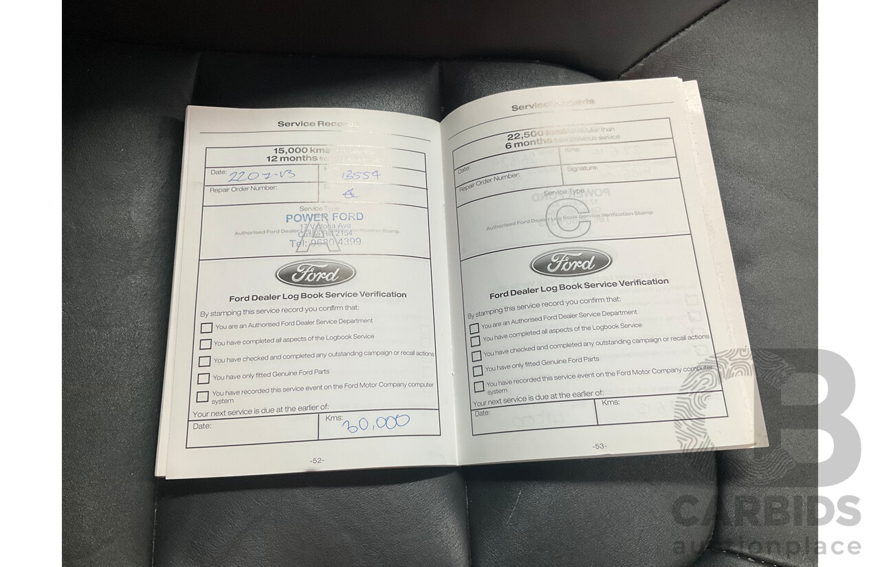 05/2012 Ford G6 Limited Edition FG MK2 4d Sedan Lightning Strike Metallic 4.0L