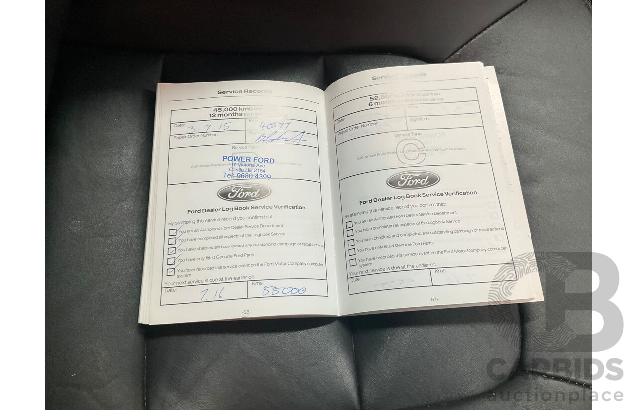 05/2012 Ford G6 Limited Edition FG MK2 4d Sedan Lightning Strike Metallic 4.0L