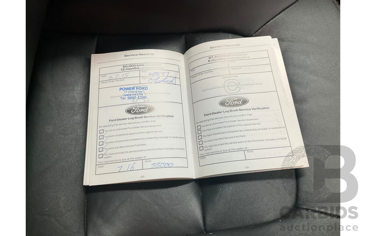 05/2012 Ford G6 Limited Edition FG MK2 4d Sedan Lightning Strike Metallic 4.0L