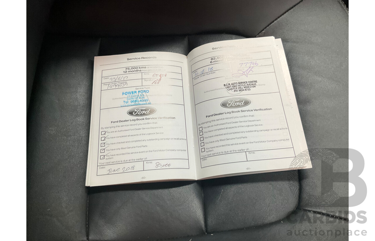 05/2012 Ford G6 Limited Edition FG MK2 4d Sedan Lightning Strike Metallic 4.0L