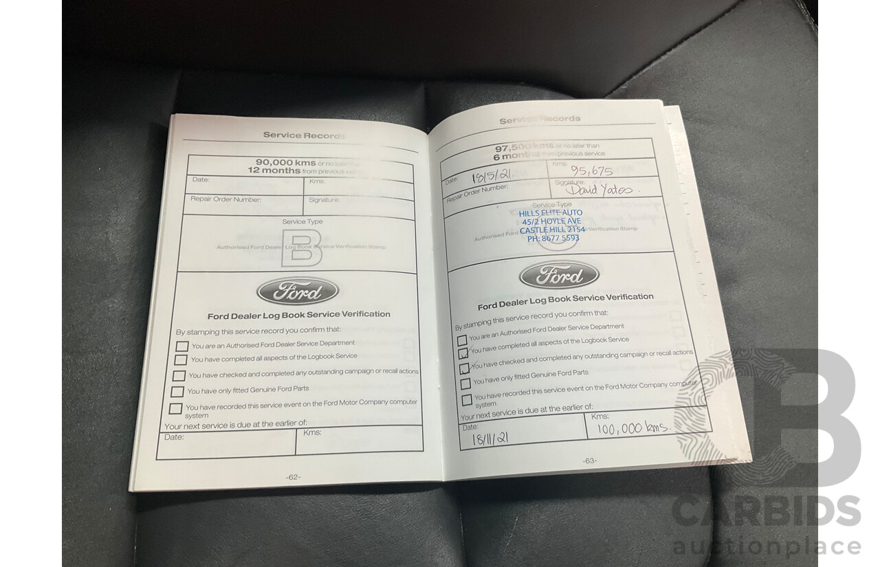 05/2012 Ford G6 Limited Edition FG MK2 4d Sedan Lightning Strike Metallic 4.0L