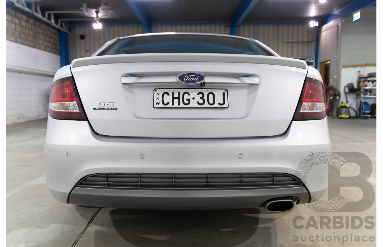 05/2012 Ford G6 Limited Edition FG MK2 4d Sedan Lightning Strike Metallic 4.0L