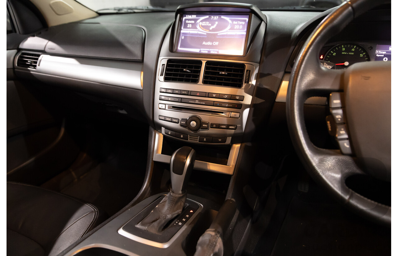 05/2012 Ford G6 Limited Edition FG MK2 4d Sedan Lightning Strike Metallic 4.0L