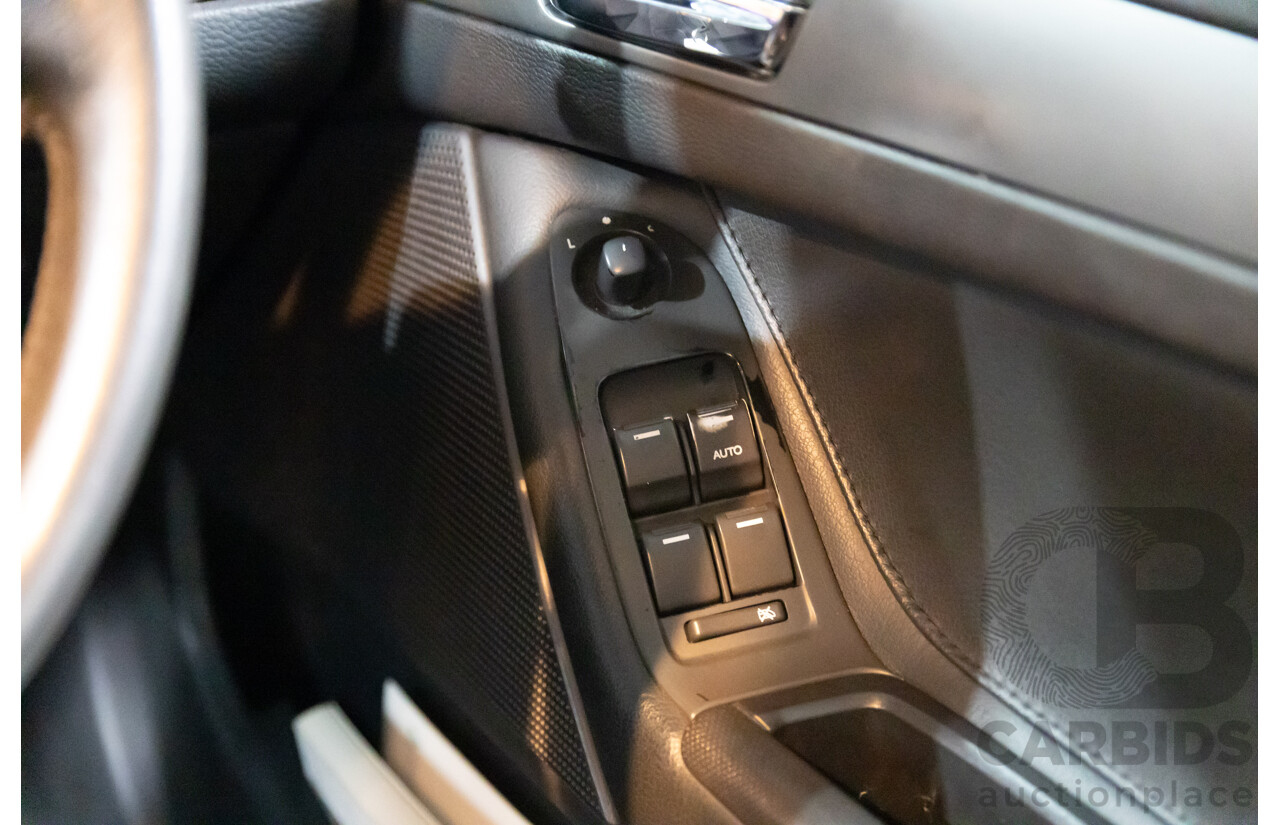 05/2012 Ford G6 Limited Edition FG MK2 4d Sedan Lightning Strike Metallic 4.0L