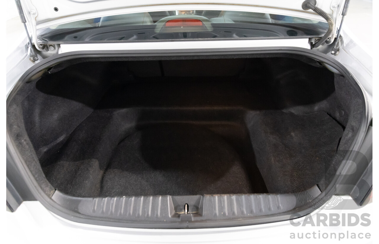 05/2012 Ford G6 Limited Edition FG MK2 4d Sedan Lightning Strike Metallic 4.0L