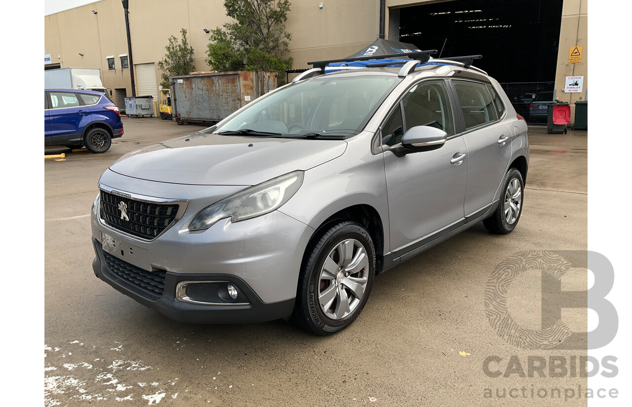 12/2017 Peugeot 2008 ACTIVE FWD MY17 UPDATE 4D Wagon Silver 1.2L Turbo