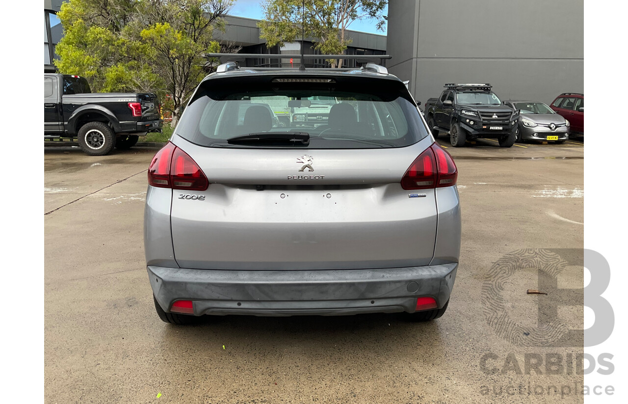 12/2017 Peugeot 2008 ACTIVE FWD MY17 UPDATE 4D Wagon Silver 1.2L Turbo