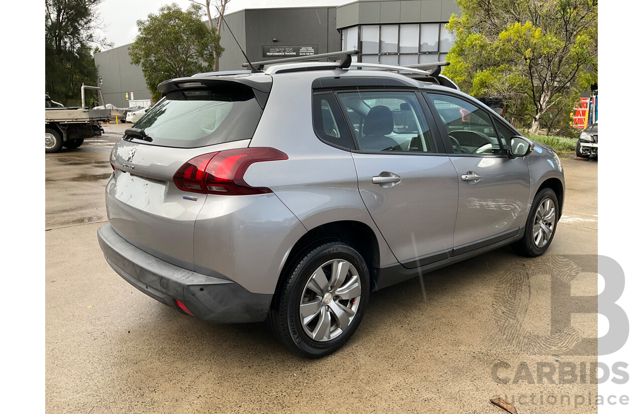 12/2017 Peugeot 2008 ACTIVE FWD MY17 UPDATE 4D Wagon Silver 1.2L Turbo