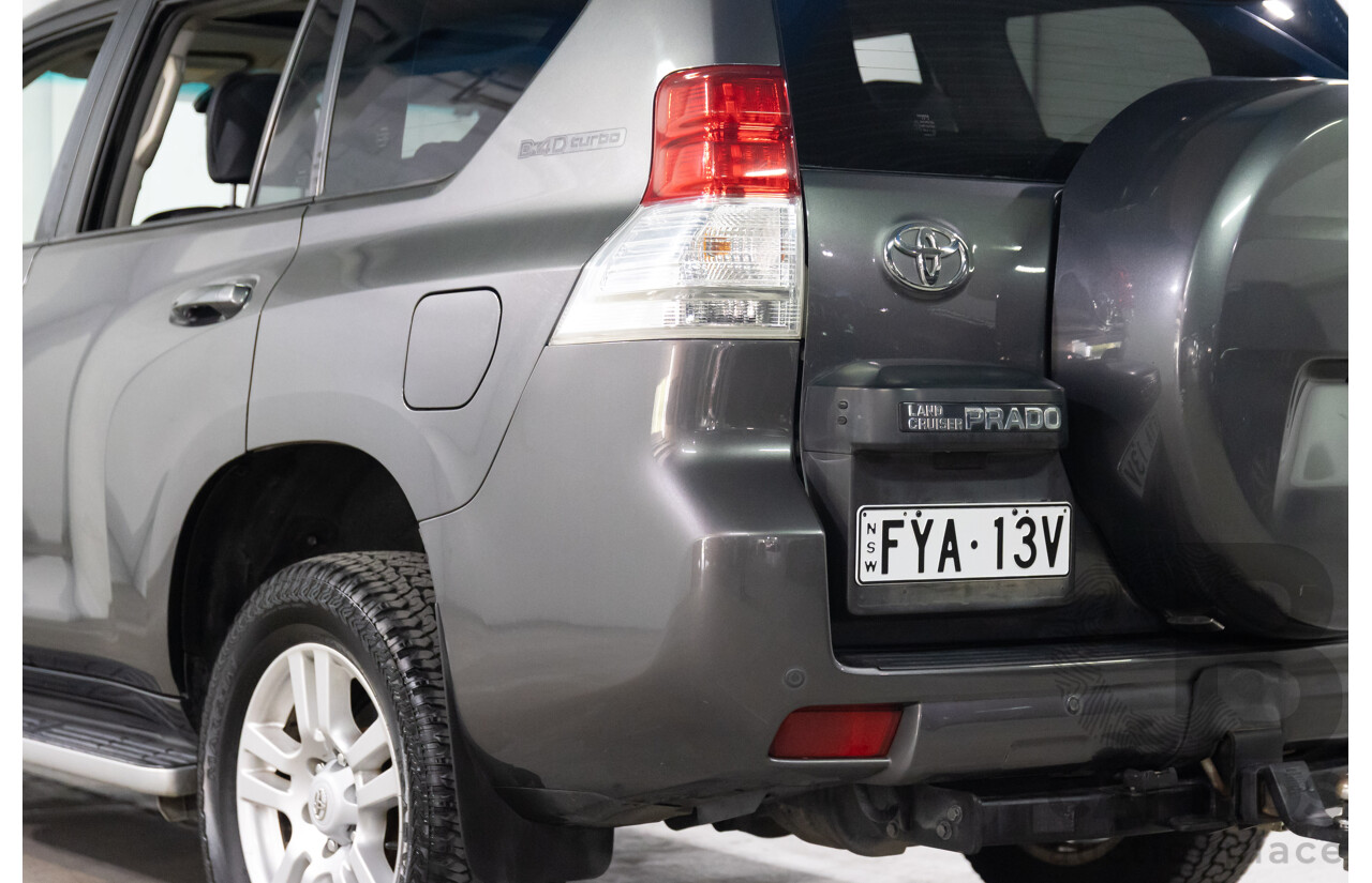 1/2009 Toyota Landcruiser Prado Kakadu (4x4) KDJ150R 4d Wagon Graphite Grey Turbo Diesel 3.0L