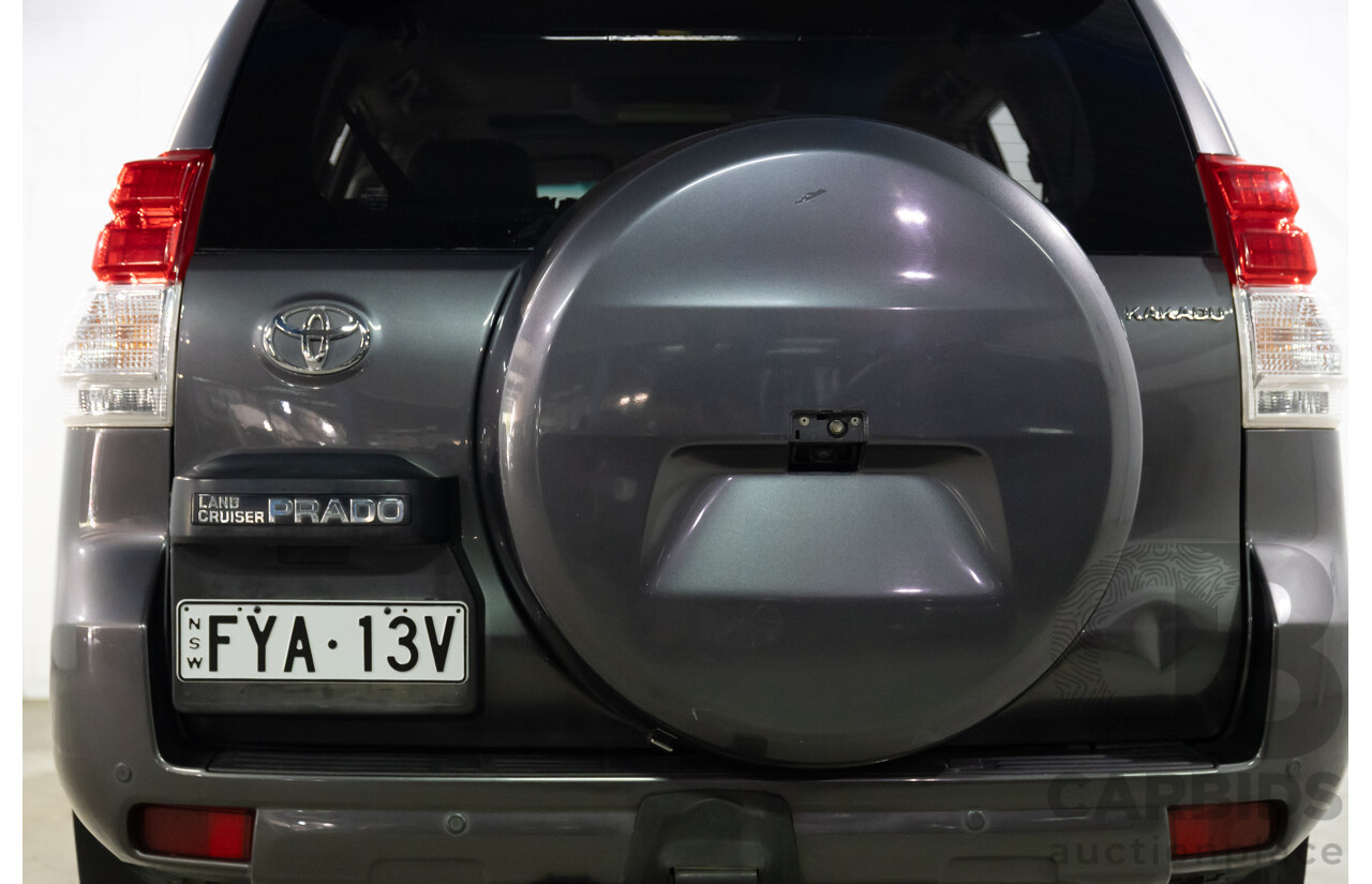 1/2009 Toyota Landcruiser Prado Kakadu (4x4) KDJ150R 4d Wagon Graphite Grey Turbo Diesel 3.0L